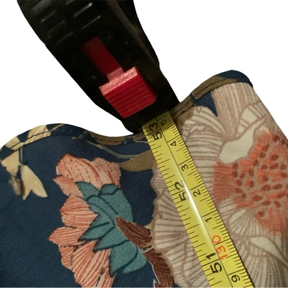 NWT Lulu's Floral High Low Dress with Bluish Teal floral design. - Picture 4 of 10